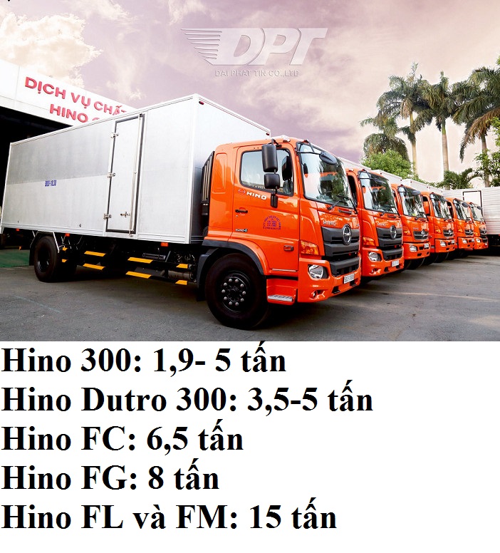 Hino Bình Phước- Đại lý xe tải Hino Số 1 tại Bình Phước